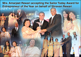 Our Managing Director Mr. Shravan Rewari Awarded with Sailor Today Entrepreneur of the Year